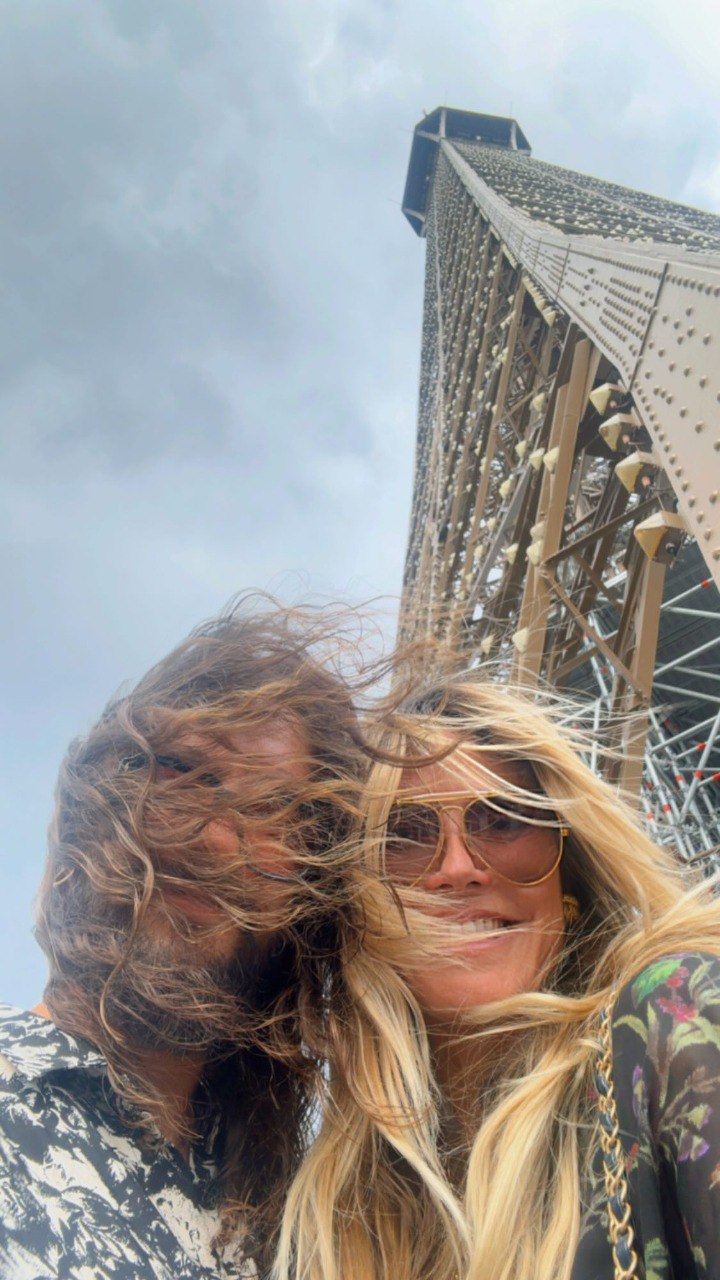 Хайди Клум и Том Каулиц устроили свидание на Эйфелевой башне