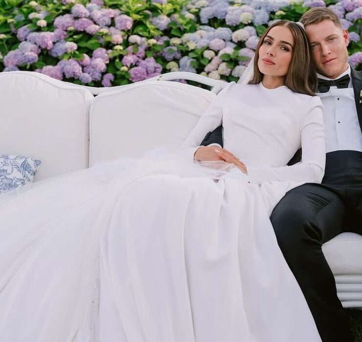 Пара недели: фотоотчет со свадьбы Оливии Калпо и футболиста Кристиана Маккафри