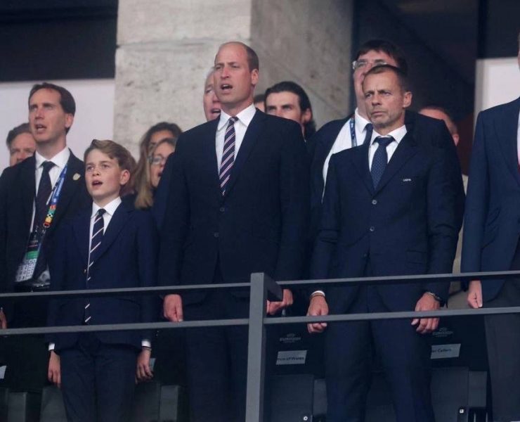 Принц Вільям із сином Джорджем відвідали фінал Євро-2024
