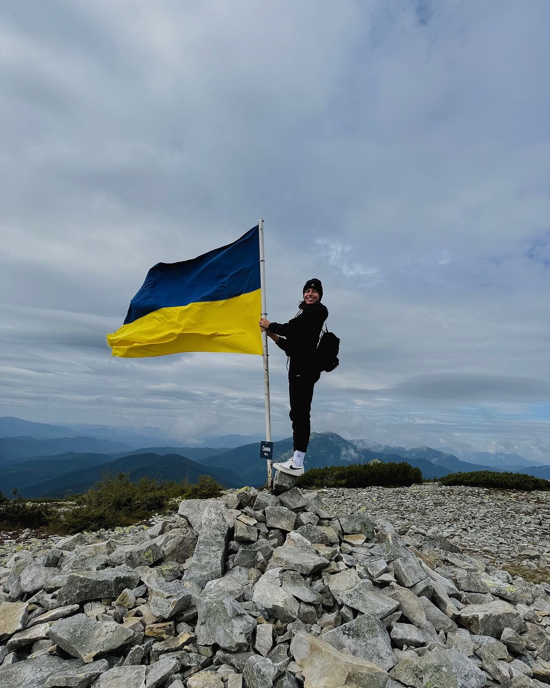 Марина Бех-Романчук вместе с мужем совершила восхождение на еще одну вершину