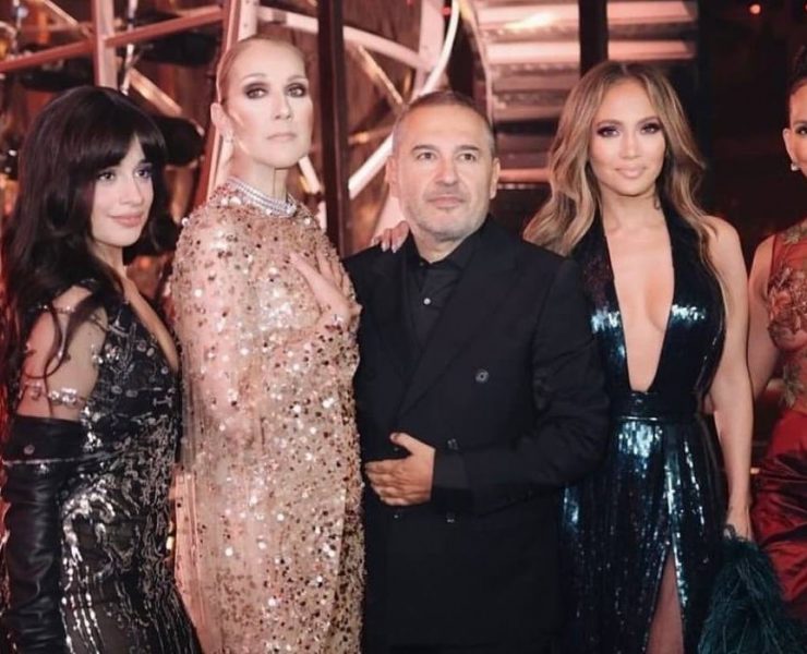 Селін Діон Дженіфер Лопес на ювілеї бренду elie Saab