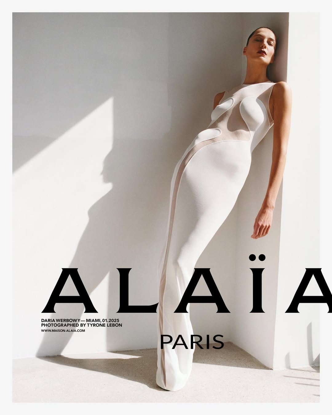 Топ-модель с украинскими корнями Дарья Вербова стала лицом бренда Alaïa