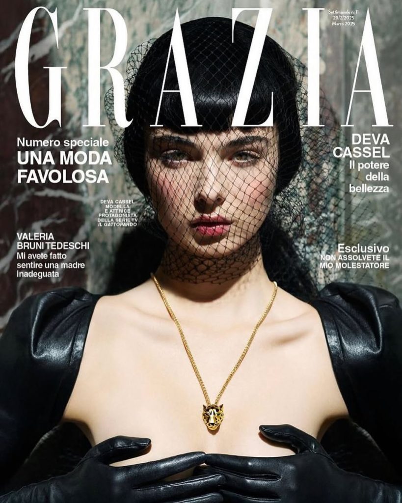 Готическая красотка: дочь Белуччи и Каселя украсила обложку Grazia