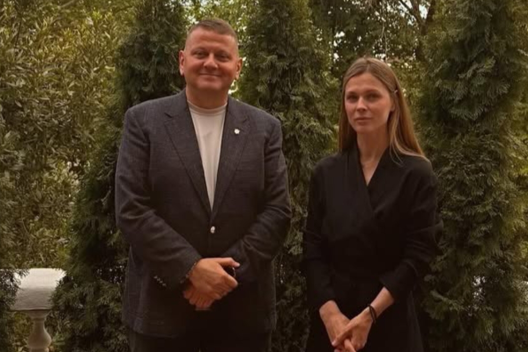 Ольга Фреймут зустрілась з Валерієм Залужним у Лондоні