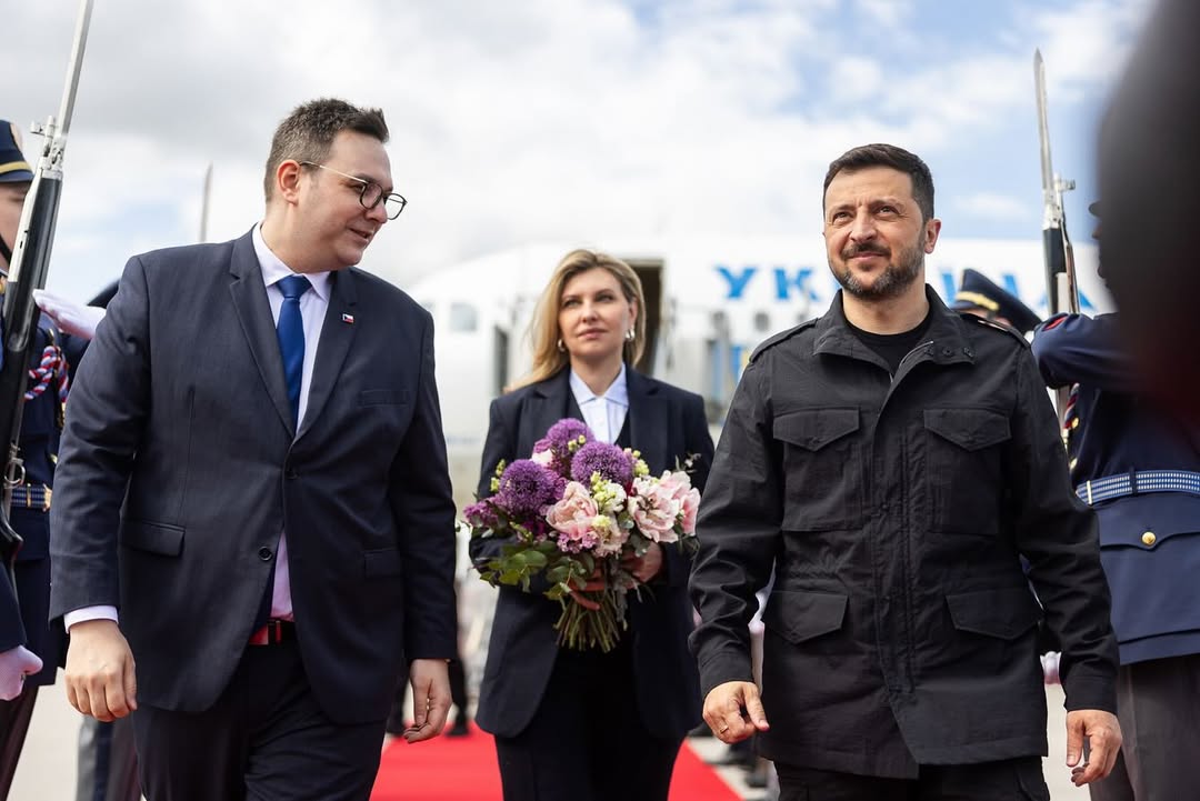 Зустріч перших леді: Олена Зеленська та Єва Павлова у Чехії