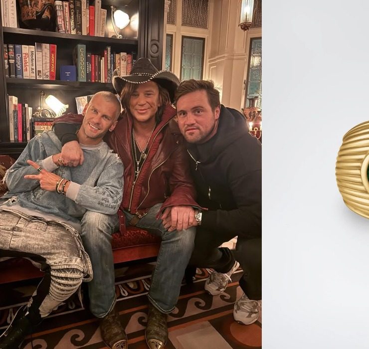 Носители: Микки Рурк в украшении POCHÈ на шоу Celebrity Big Brother