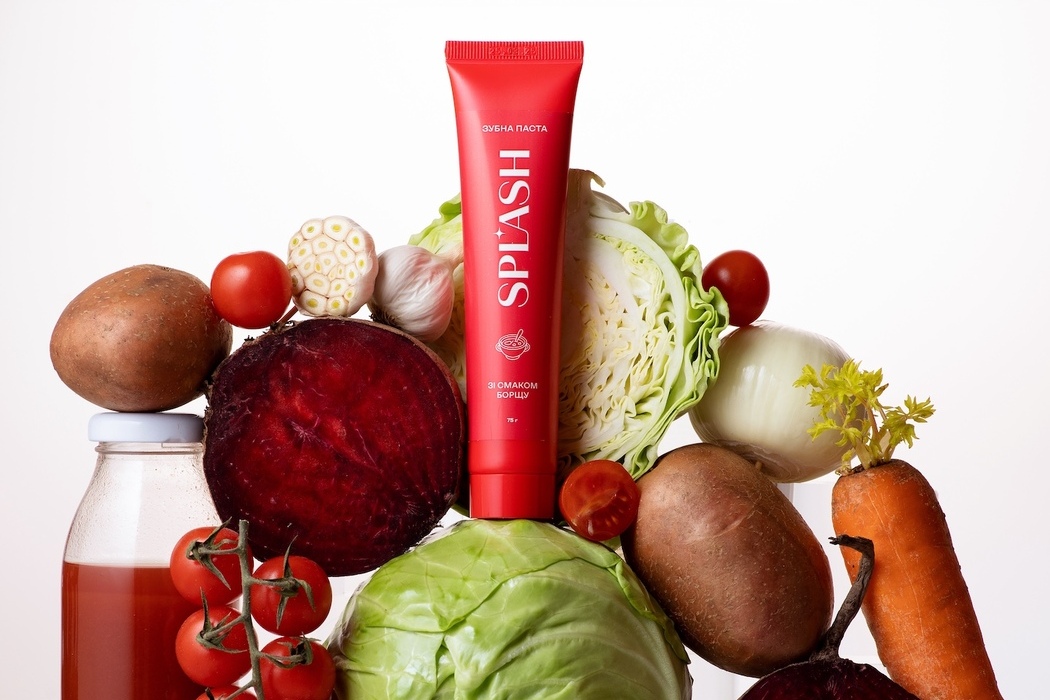 Бренд Splash выпустил зубную пасту со вкусом борща