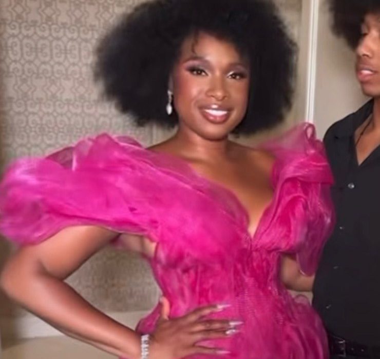 Помічено: Дженніфер Гадсон на гала-вечорі Whitney Houston у сукні Lever Couture