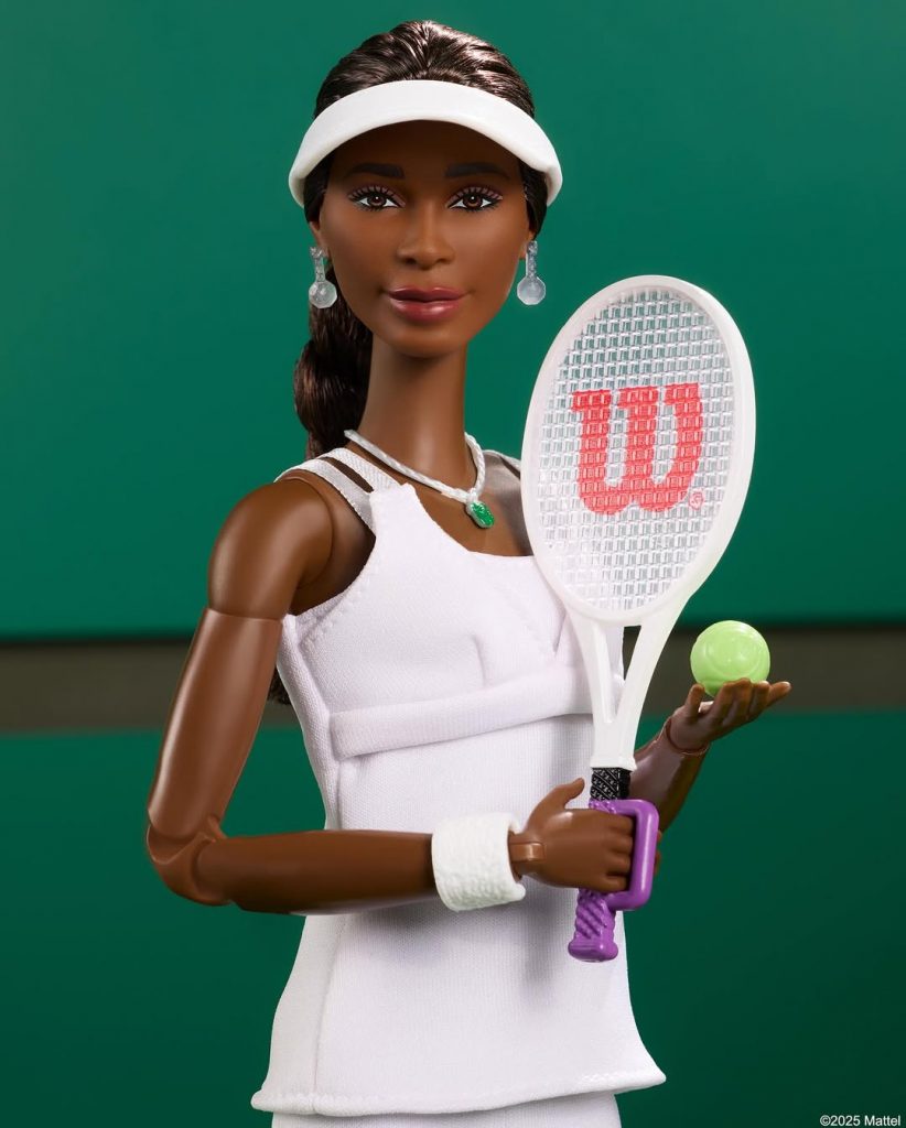 Mattel випускає нову Барбі на честь тенісистки Вінус Вільямс