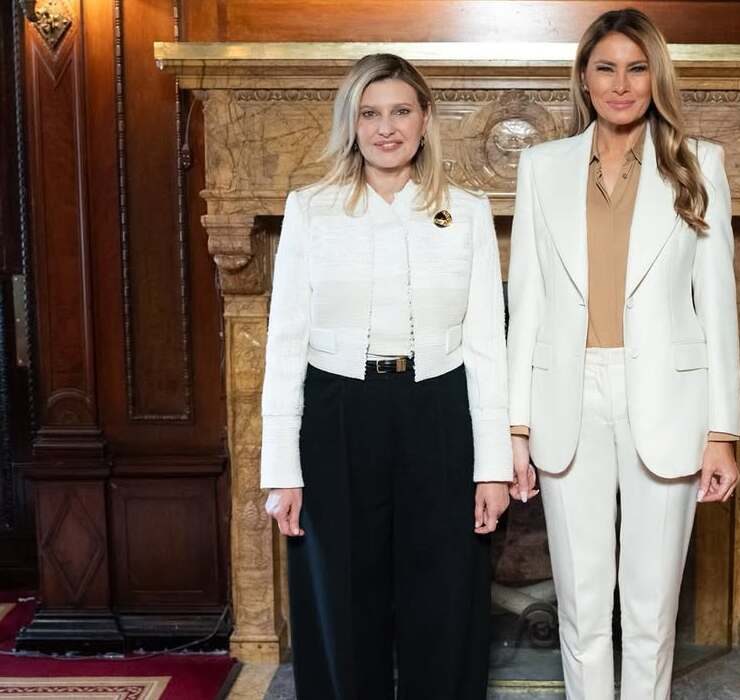 Встреча первых леди: Елена Зеленская и Мелания Трамп в США