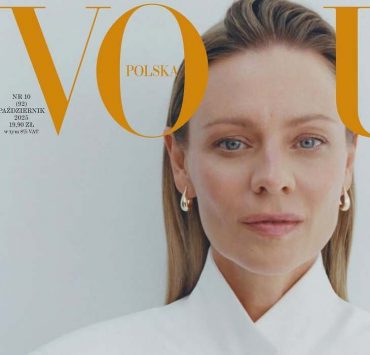 Замечено: актриса Магдалена Бочарская в жакете Bevza на обложке Vogue Poland