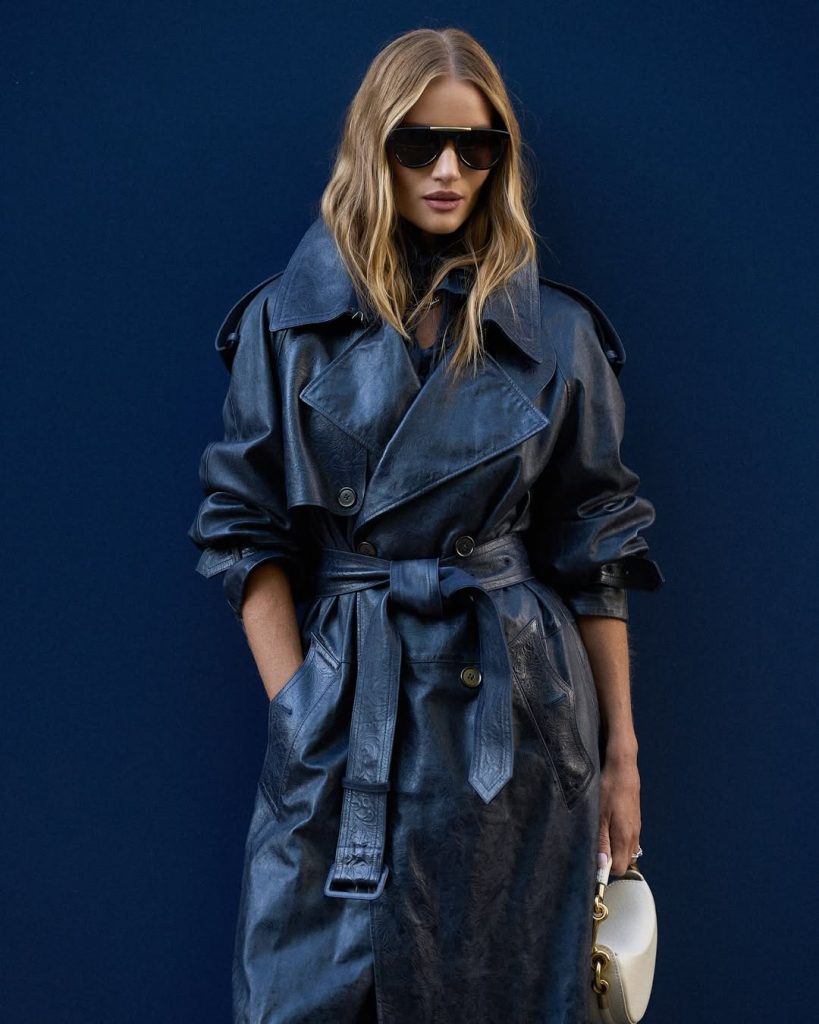 Ідеальна пара: Розі Гантінгтон-Вайтлі та Джейсон Стейтем на показі Burberry