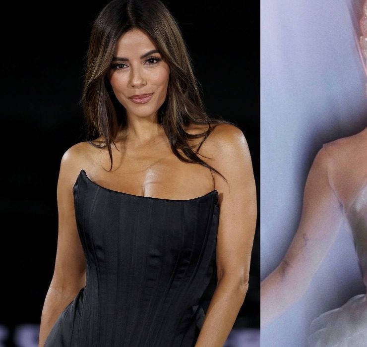 Носители: Ева Лонгория в Balykina на показе, а Ариана Гранде – в Lever Couture в кампейне