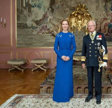 Посол України у Швеції Світлана Заліщук на авдієнції в Карла XVI Густава
