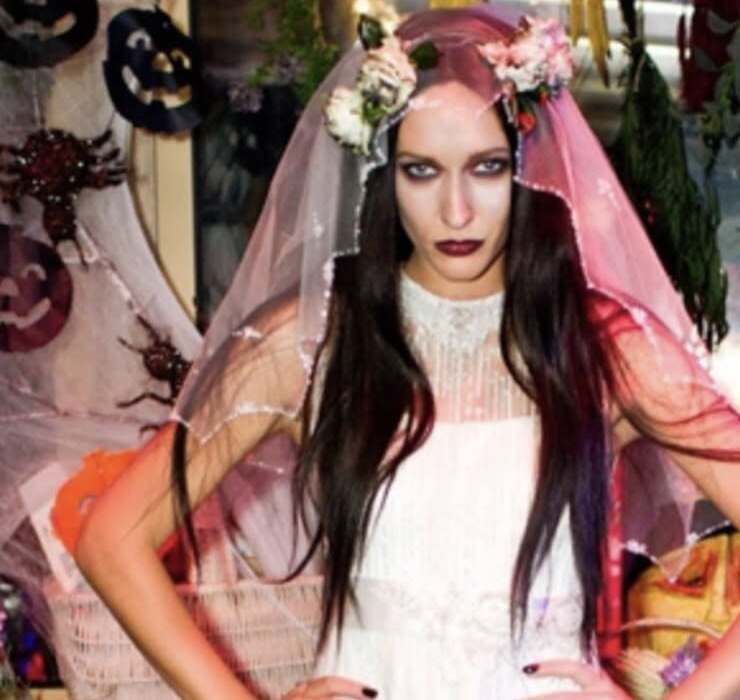 Архівні кадри: Катя Осадча показала свої креативні образи на Геловін