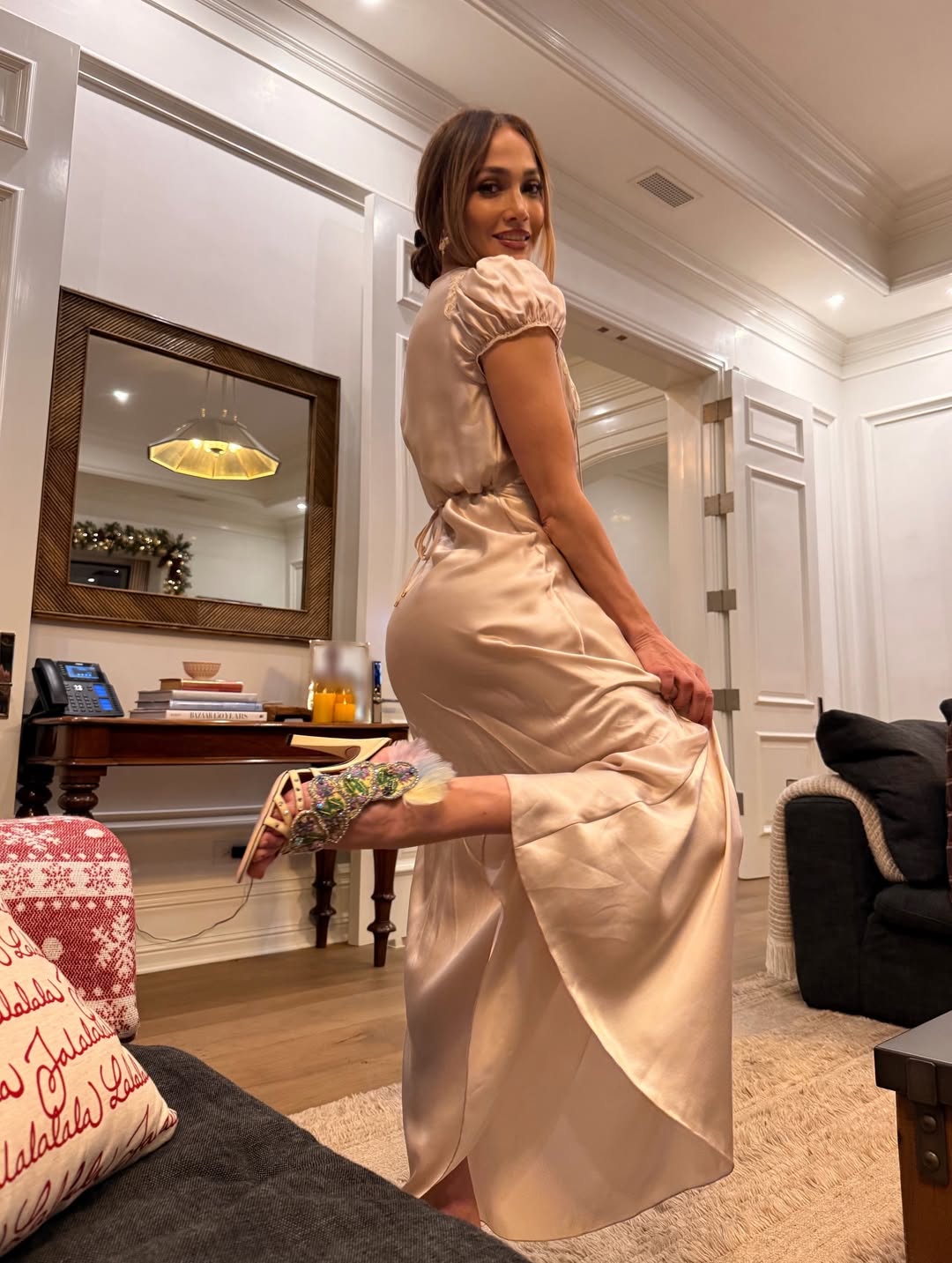 Как Дженнифер Лопес отметила День благодарения