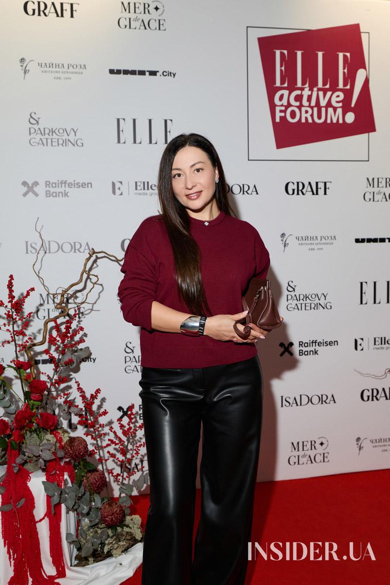 Маша Єфросиніна, Оля Полякова та інші участники ELLE Active Forum