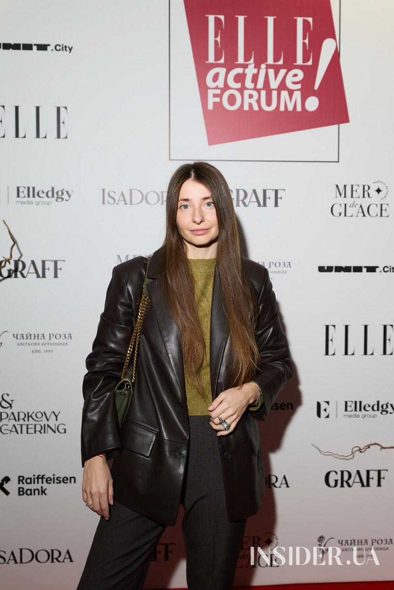 Маша Єфросиніна, Оля Полякова та інші участники ELLE Active Forum