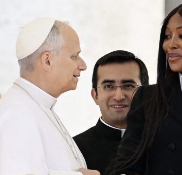 Наоми Кэмпбелл встретилась с Папой Римским