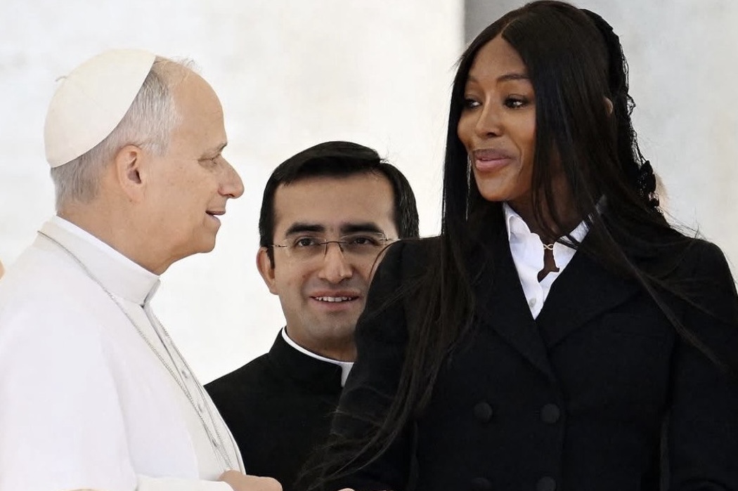 Наоми Кэмпбелл встретилась с Папой Римским