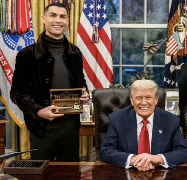 Криштиану Роналду с невестой побывал у Дональда Трампа