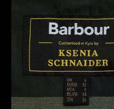 Ксенія Шнайдер анонсувала колаборацію з брендом Barbour