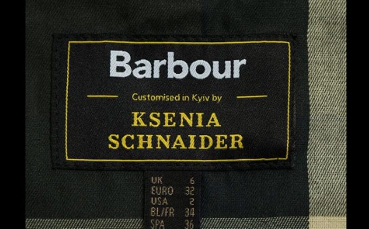 Ксенія Шнайдер анонсувала колаборацію з брендом Barbour