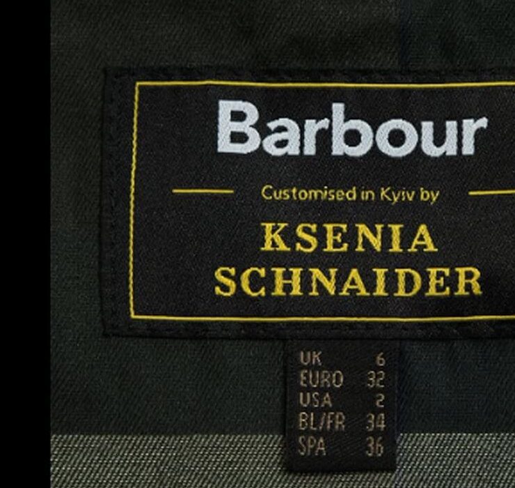 Ксенія Шнайдер анонсувала колаборацію з брендом Barbour