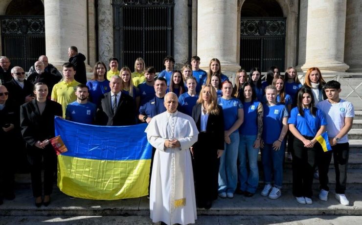 Українські учасники Olympic Dreams отримали благословення Папи Римського Лева XIV
