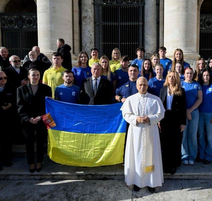 Українських учасників Olympic Dreams благословив Папа Римський Лев XIV