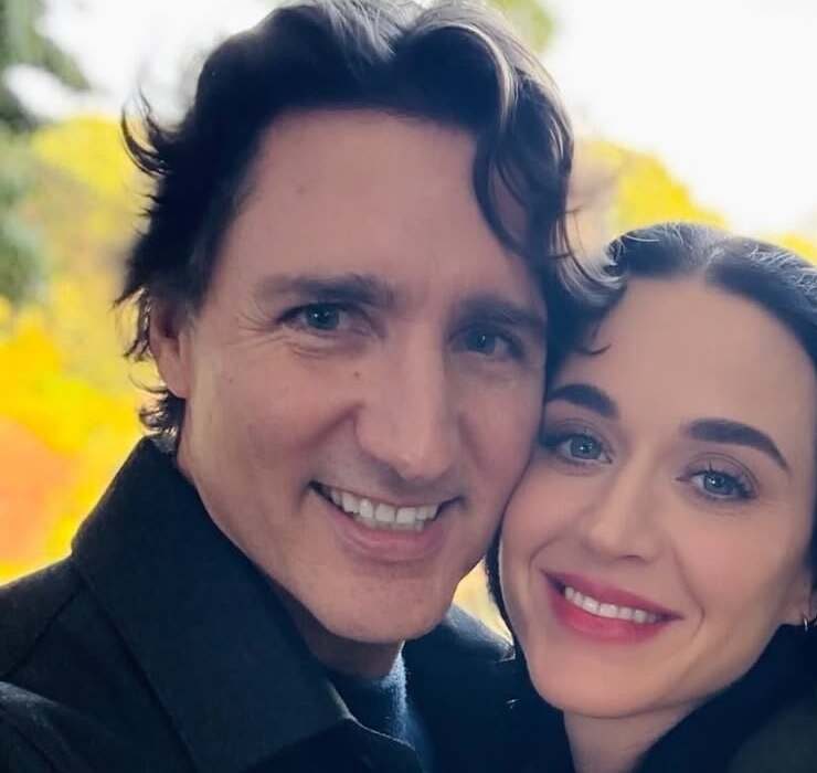 Теперь официально: Кэти Перри показала первые фото с Джастином Трюдо