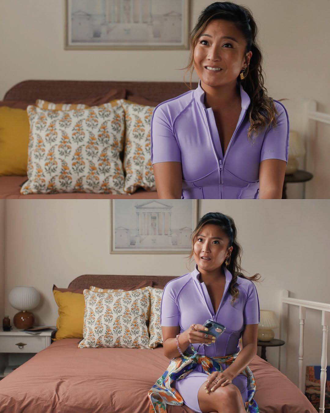 Носії: героїня Мінді з серіалу «Емілі в Парижі» у комбінезоні бренду BTTRM