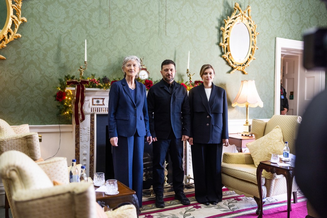 Владимир и Елена Зеленские прибыли в Ирландию