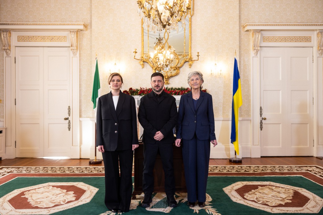 Владимир и Елена Зеленские прибыли в Ирландию