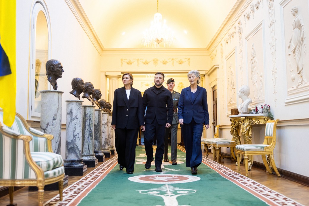 Владимир и Елена Зеленские прибыли в Ирландию