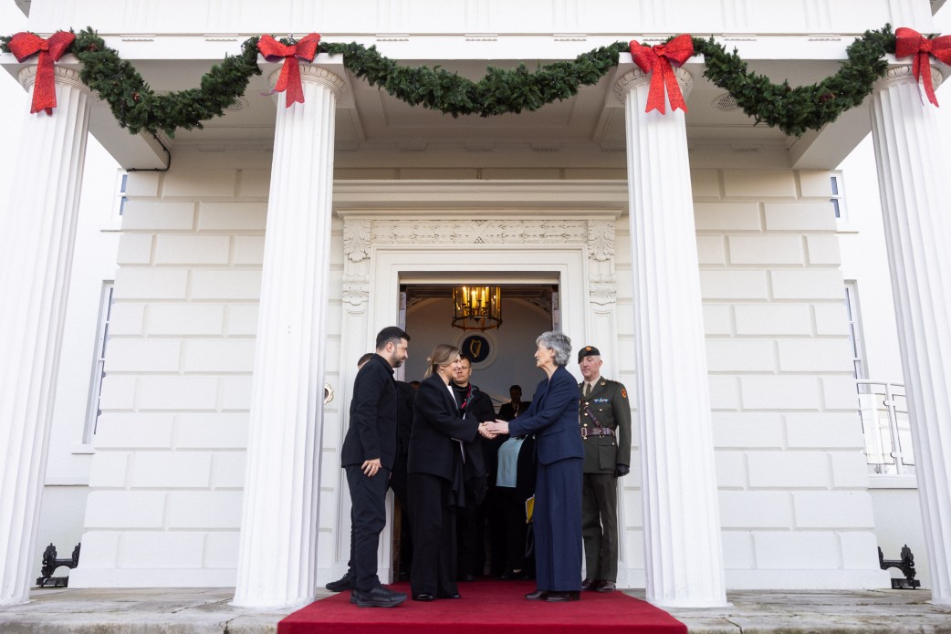 Владимир и Елена Зеленские прибыли в Ирландию