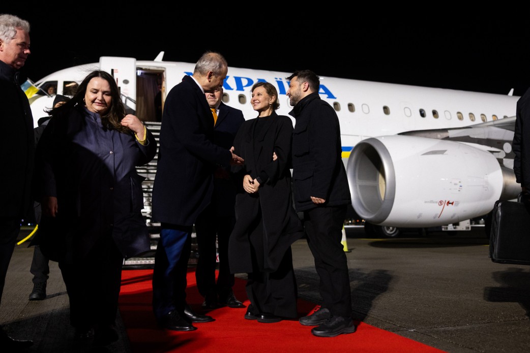 Владимир и Елена Зеленские прибыли в Ирландию