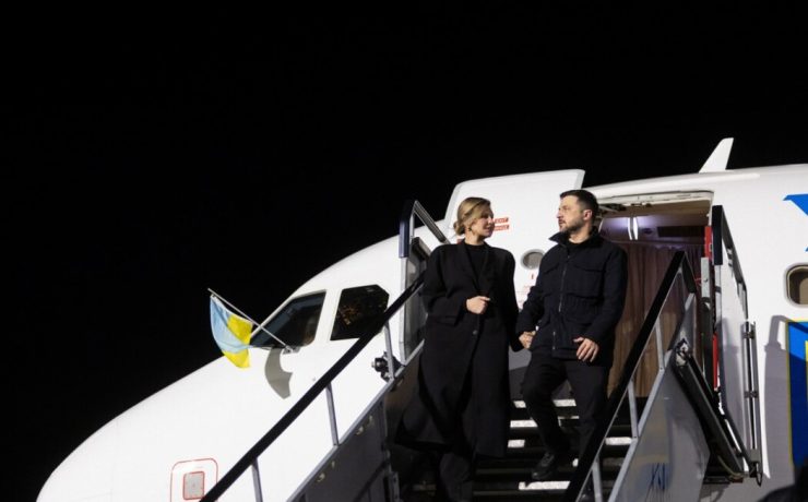 Володимир та Олена Зеленські