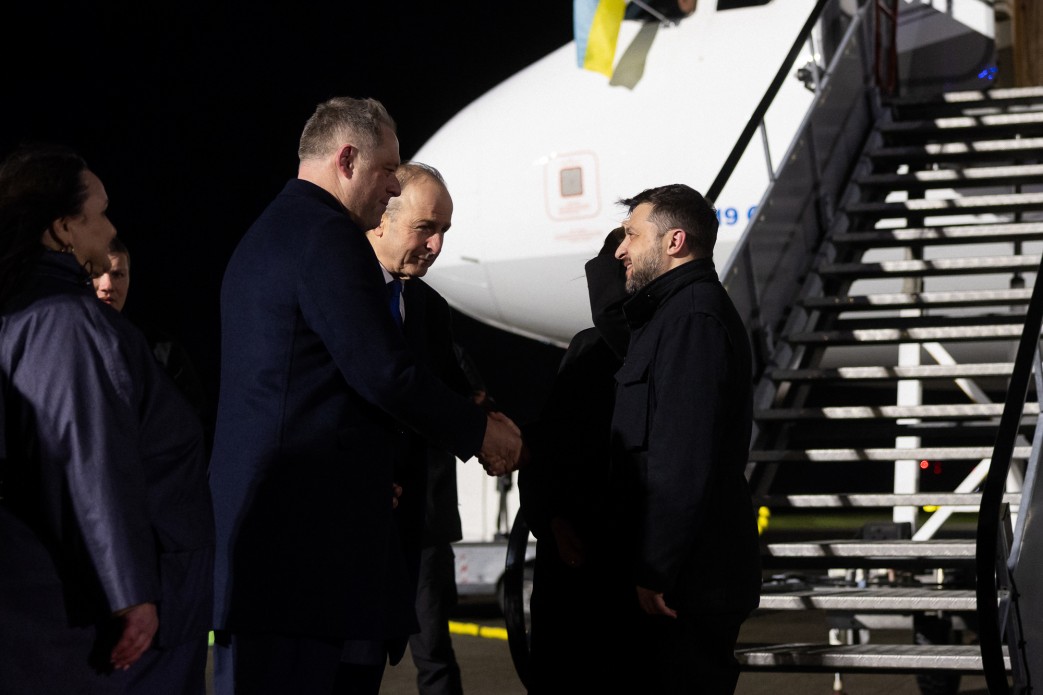 Владимир и Елена Зеленские прибыли в Ирландию