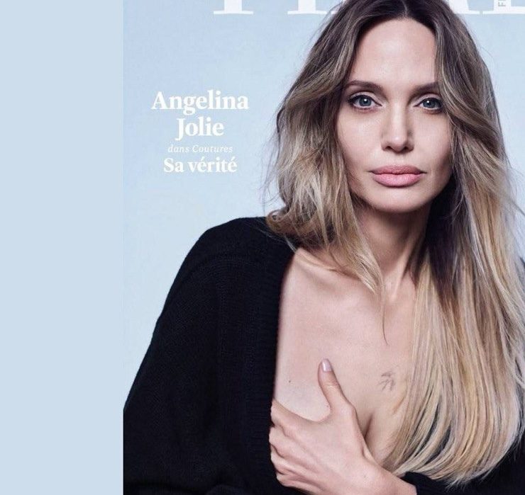 Анджелина Джоли показала шрам после мастэктомии на обложке Time