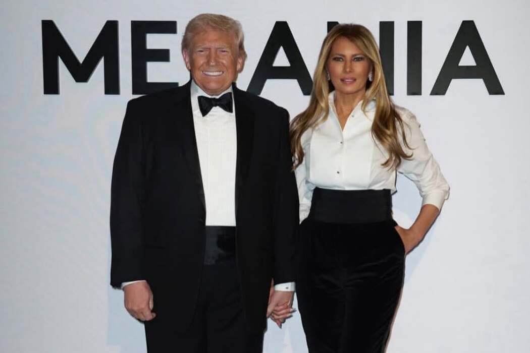 Дональд и Мелания Трамп на закрытой премьере фильма &laquo;Мелания&raquo;