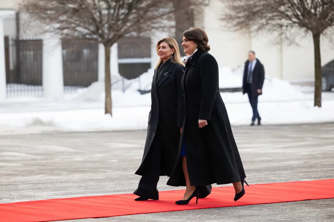 Володимир та Олена Зеленські прибули до Литви