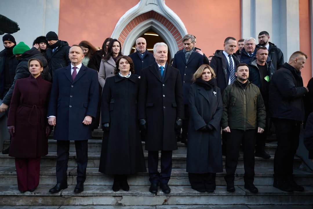 Володимир та Олена Зеленські прибули до Литви