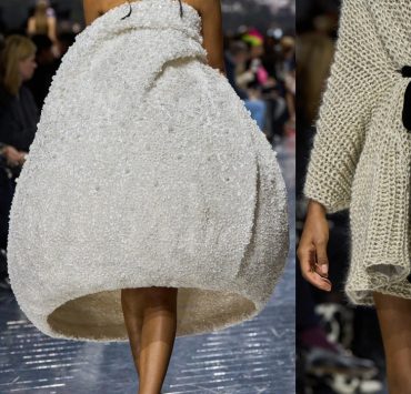 Квіти та в’язані фактури: ключові образи кутюрної колекції Dior