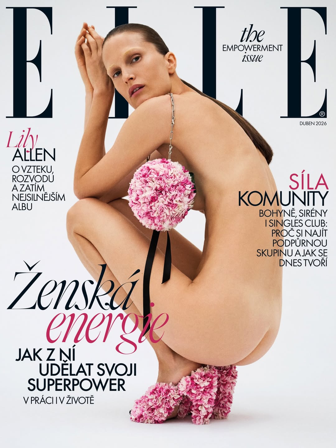 Гаряче! Оголена Алла Костромічова на обкладинці ELLE Чехія