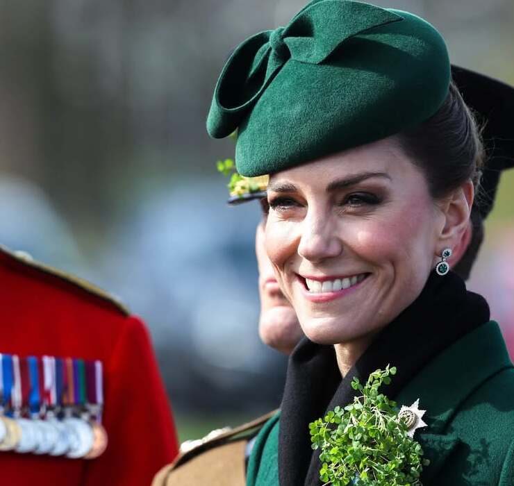 Кейт Міддлтон у смарагдовому total look на параді до Дня святого Патрика