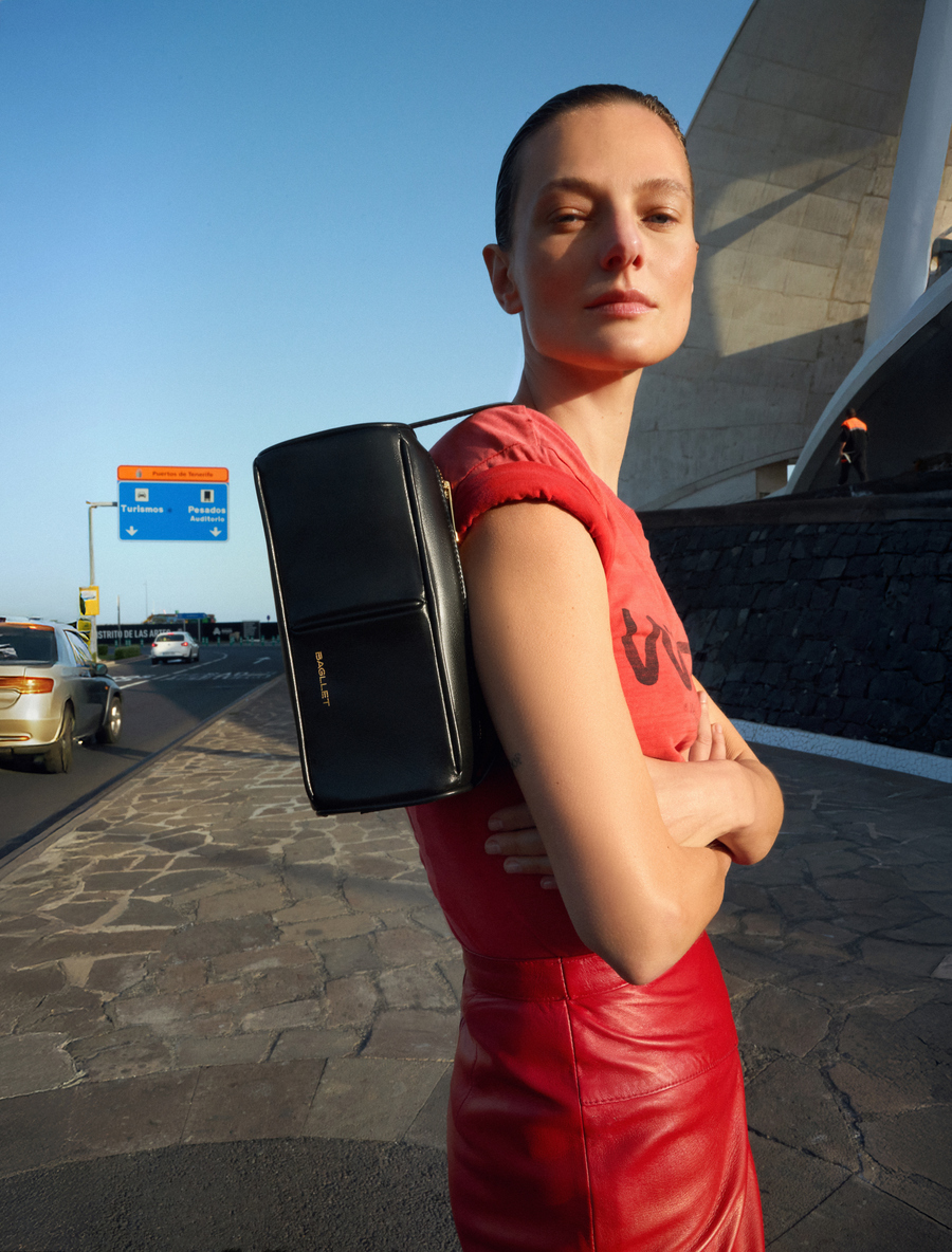 Модель Таня Рубан у весняному кампейні BAGLLET