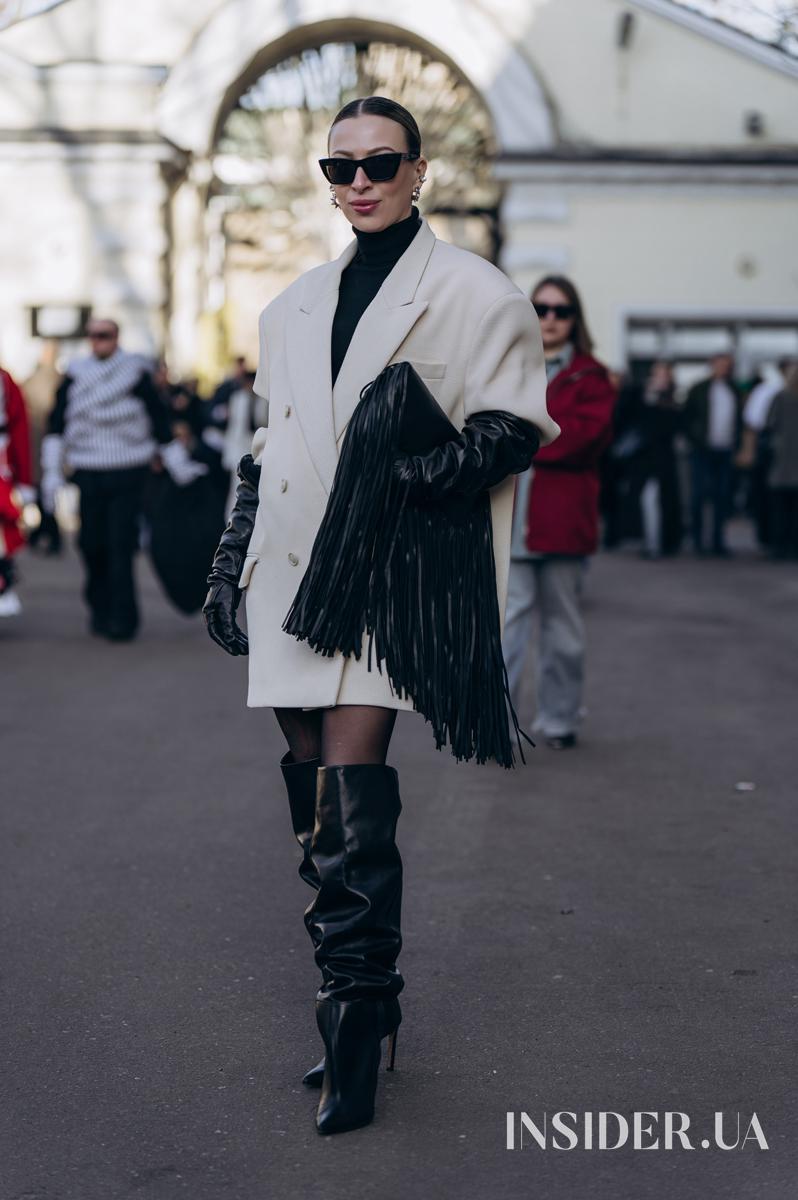 Стрітстайл UFW’26/27: Даша Астаф’єва та інші стильні гості третього дня
