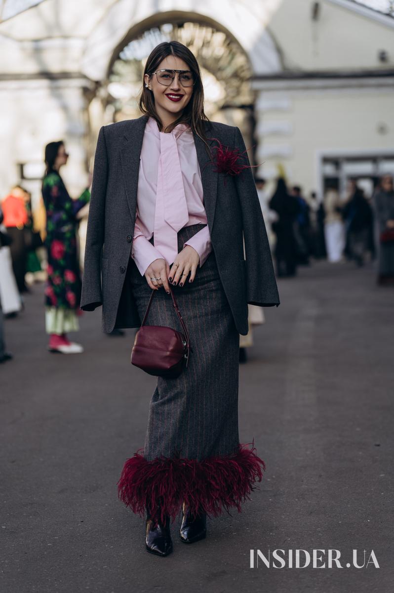 Стрітстайл UFW&rsquo;26/27: Даша Астаф’єва та інші стильні гості третього дня