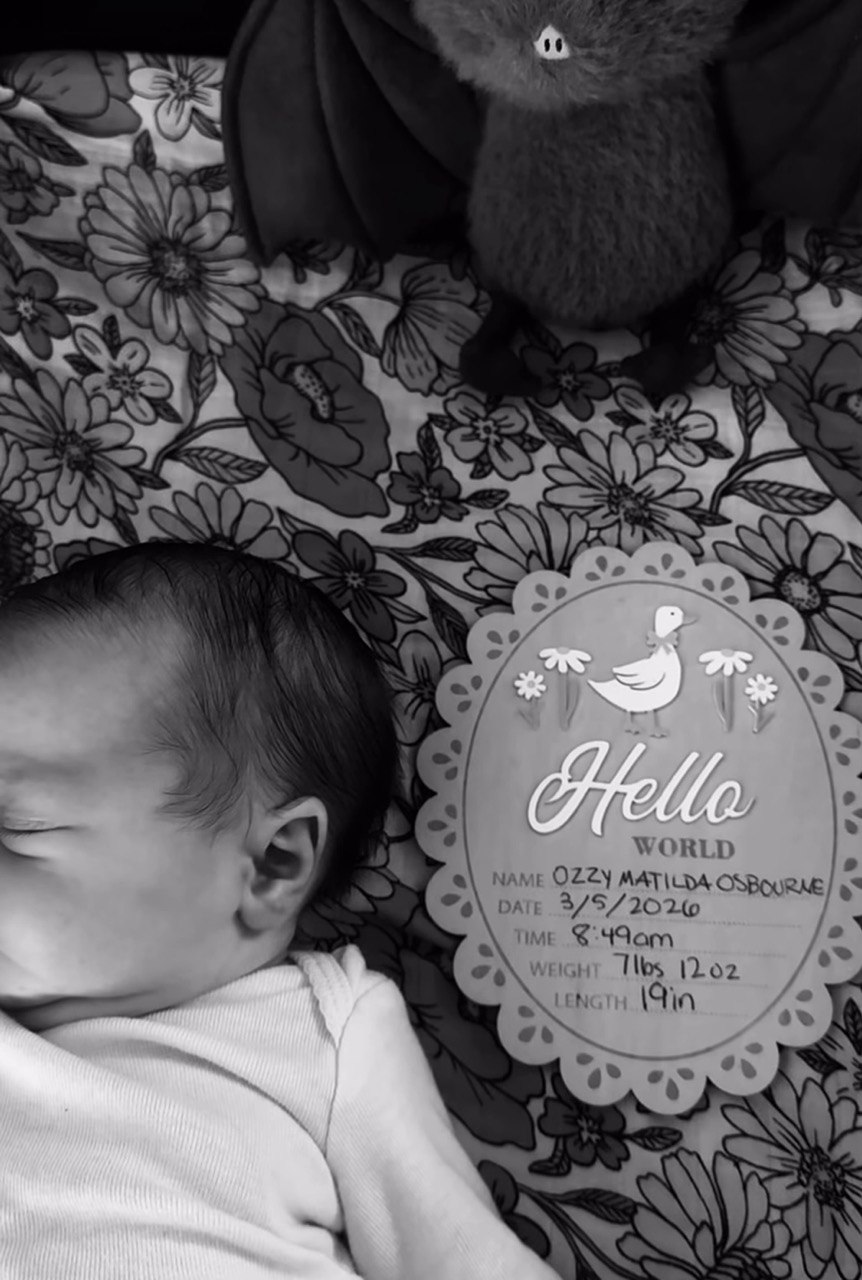 Назвали в честь дедушки: в семье Осборн родилась 11 внучка